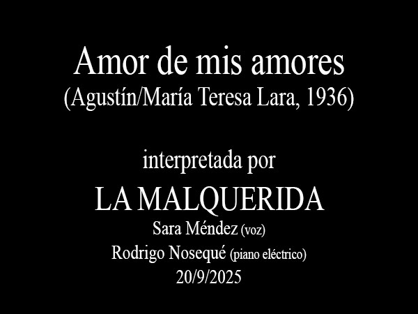 Dos boleros interpretados por La&nbsp;Malquerida